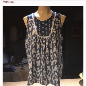 Monteau tribal flowy tank top!